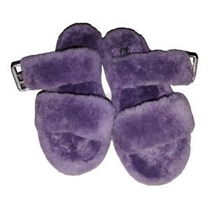 Ugg Fuzz Yeah Slides Violet